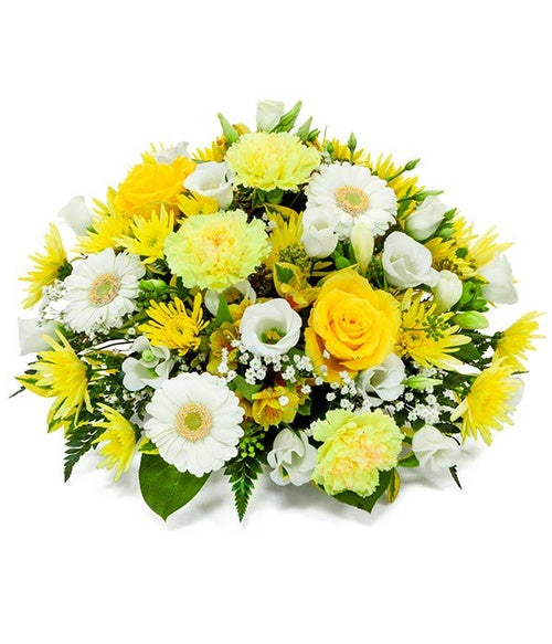 Posy Flower Arrangement Yellow and White