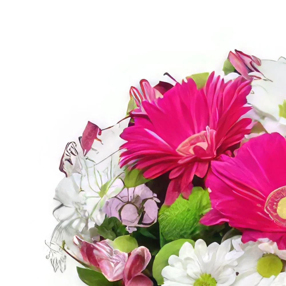 Elegant Daisy Chrysanthemum Bouquet