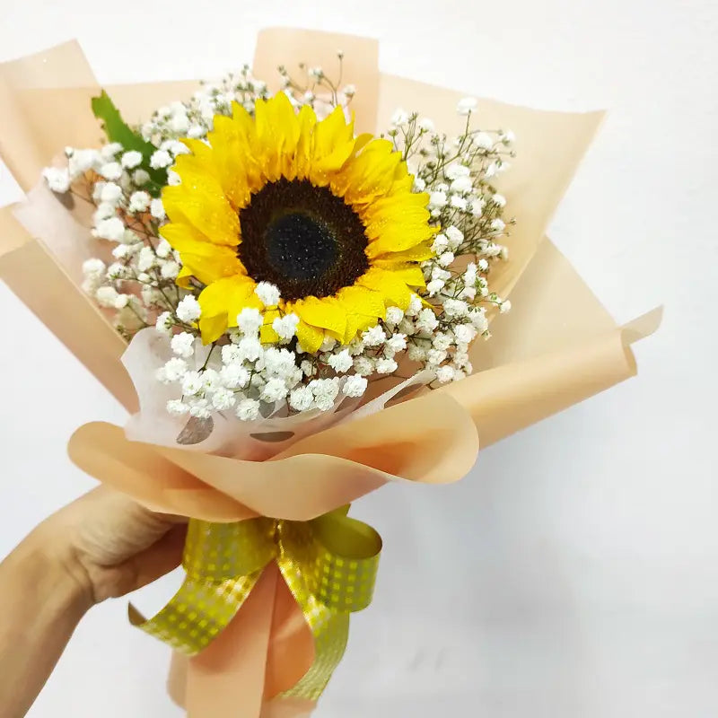 Fresh sunflower bouquet for delivery in Dubai