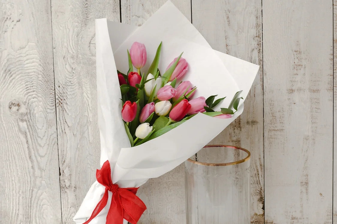 13 Mix Tulip Bouquet