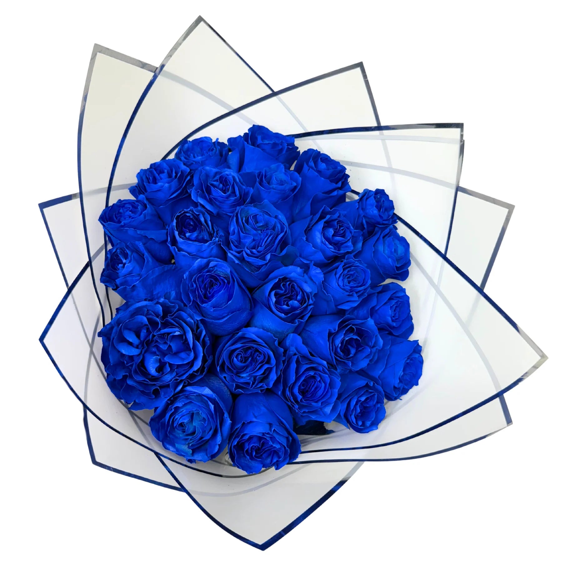 24 Blue Rose Bouquet