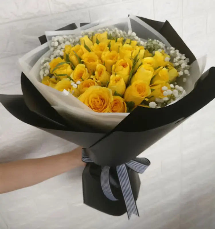 24 Yellow Rose Bouquet