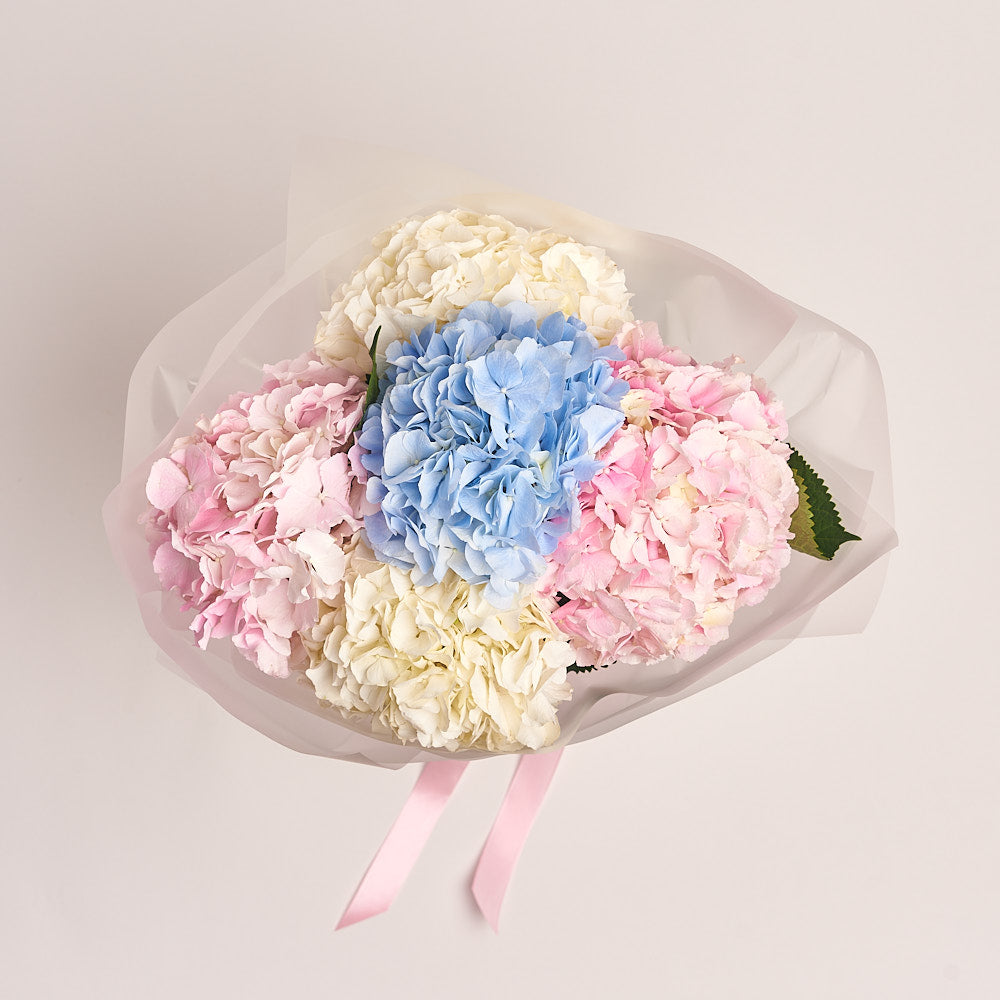 5 Mix Hydrangea Bouquet