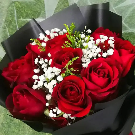 9 Red Rose Bouquet