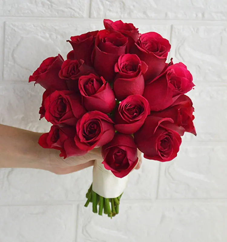 Red Rose Bridal Bouquet