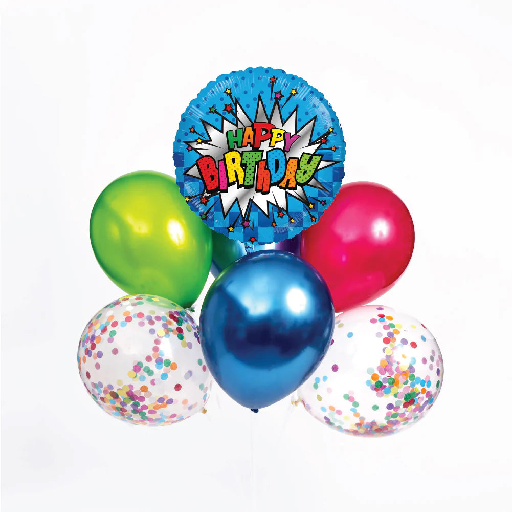 Bright Birthday Balloons