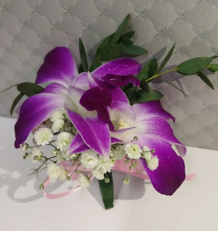 Purple Orchid Corsage