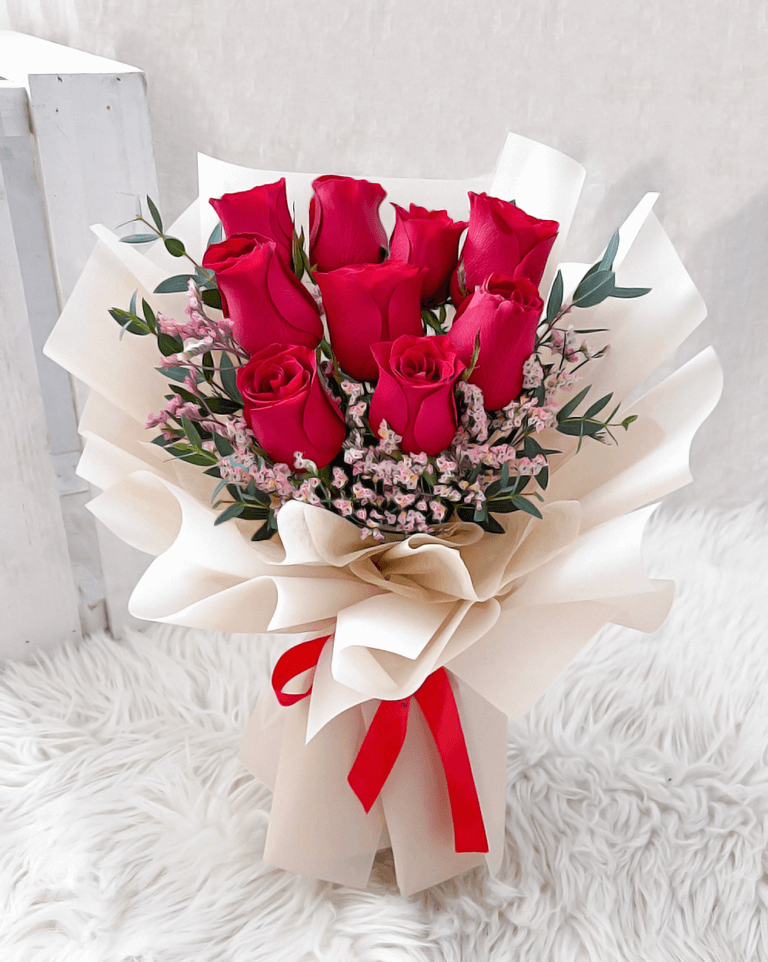 Classic 9 Red Rose Bouquet