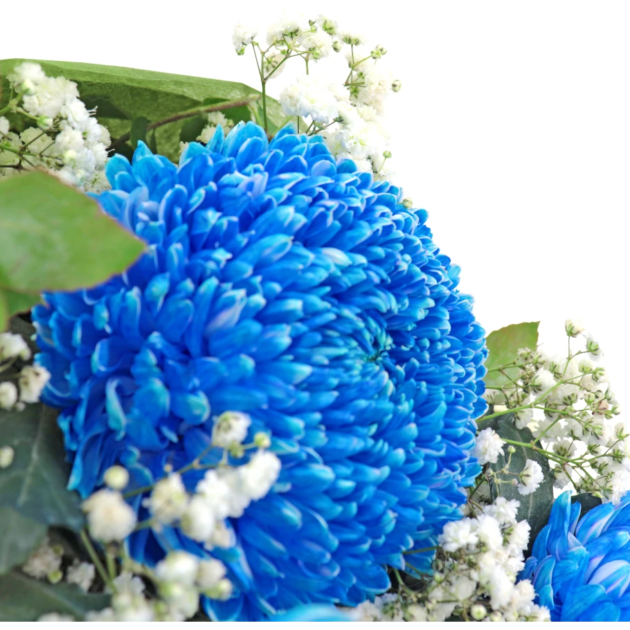 3 Blue Deco Bouquet