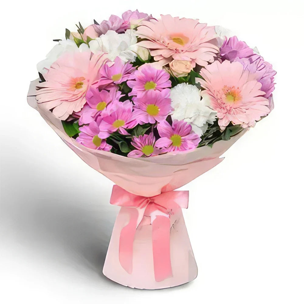 Pink Daisy And Mix Chrysanthemum