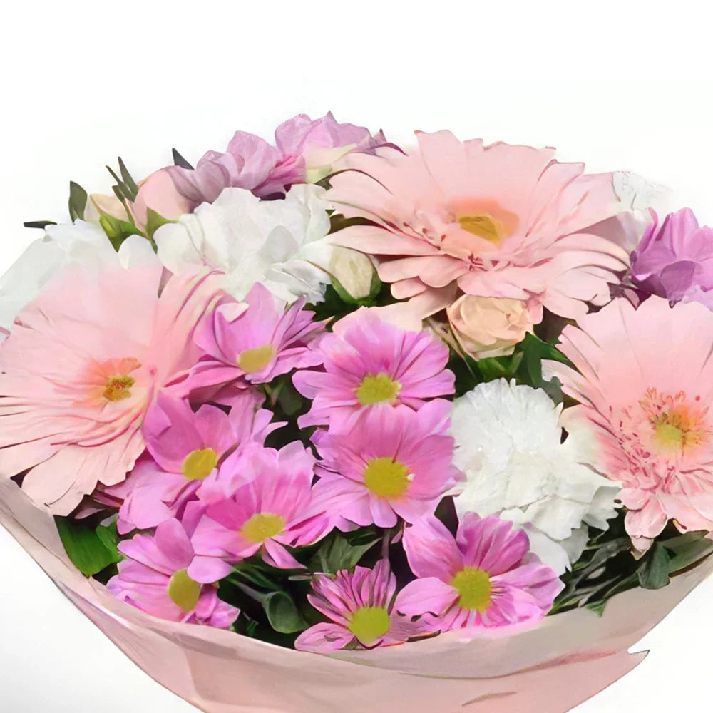 Pink Daisy And Mix Chrysanthemum