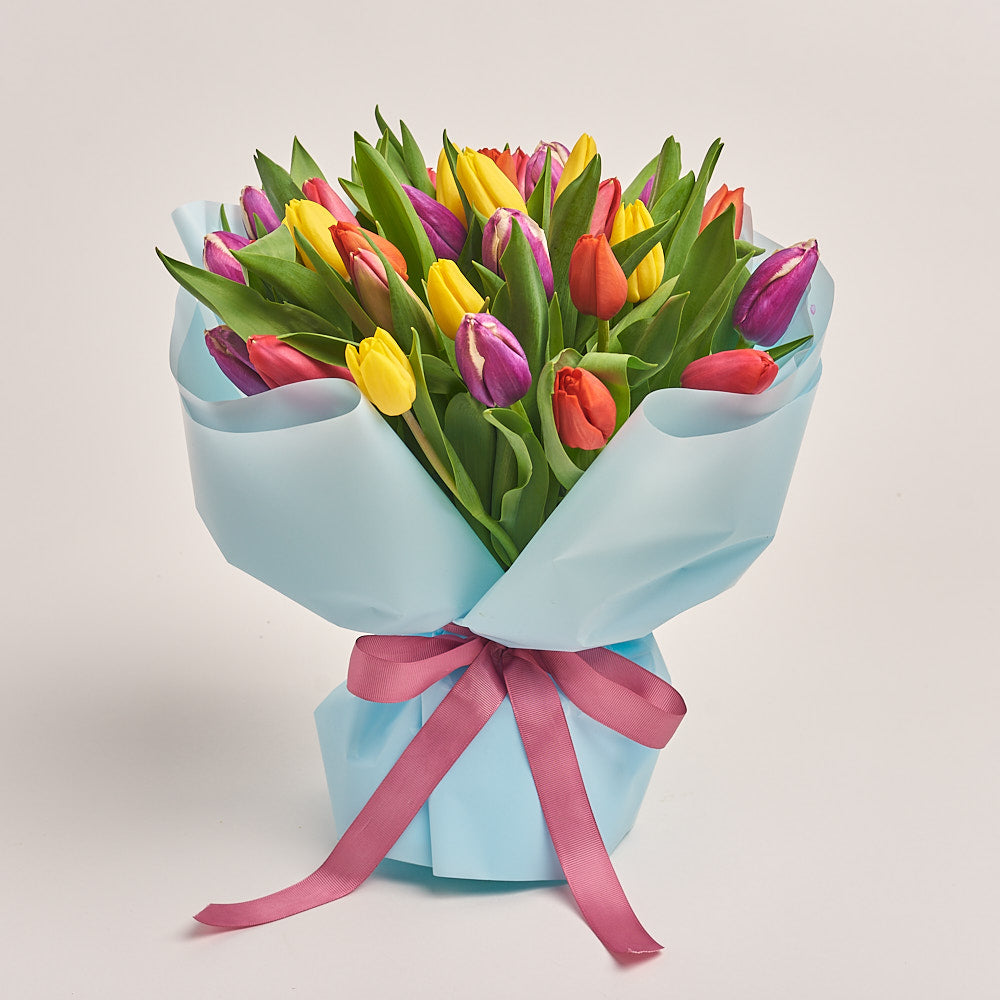 30 Mix Tulip Bouquet